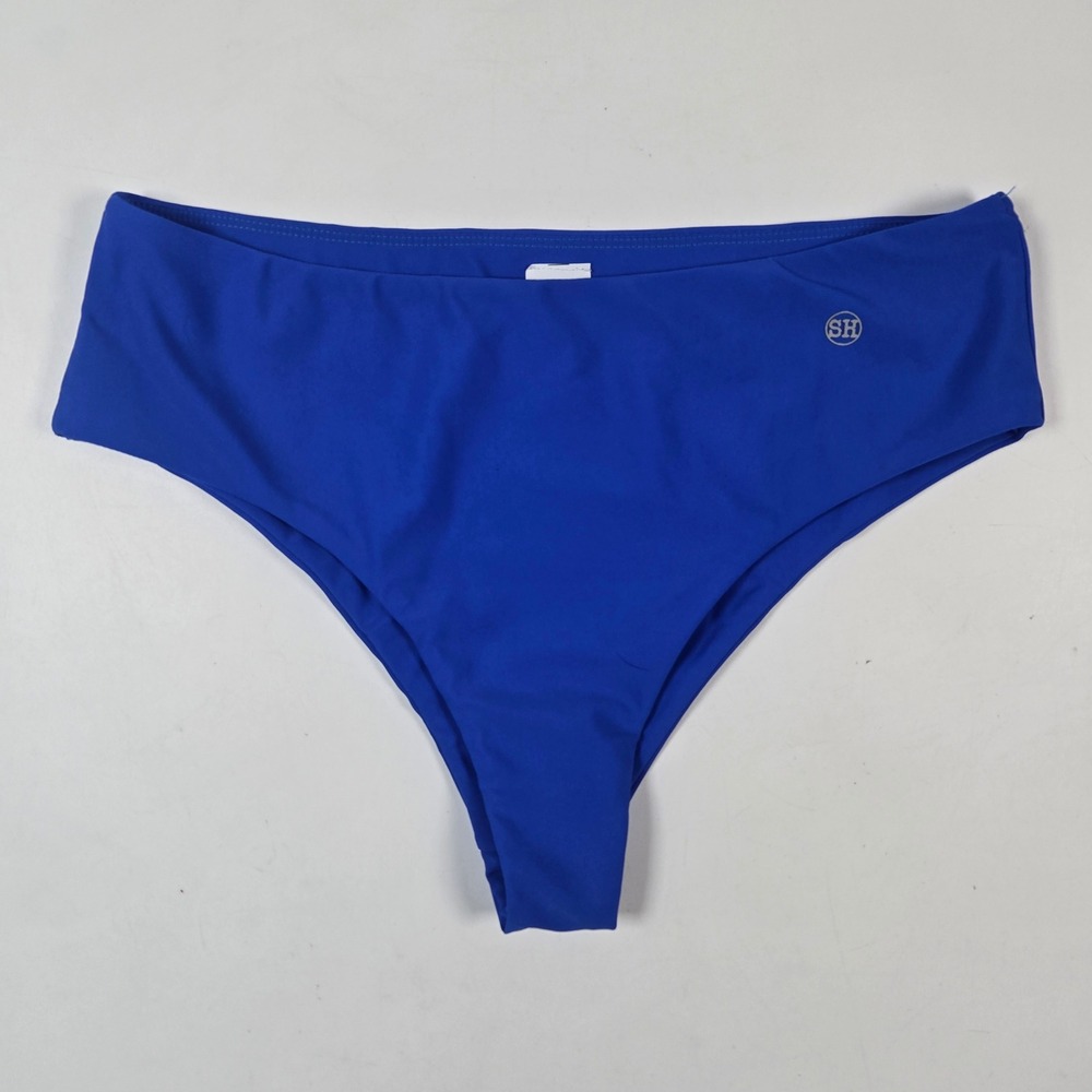 Salty Honey Bikini Bottom Women S Royal‎ Blue High Waisted Swimwear Beachwear